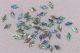 Paua shell notched (slotted) diamonds
