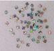Paua shell notched (slotted) squares