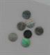 1pc Black MOP dot 4.76mm diameter x 1.3mm  