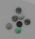 1pc Black MOP dot 6.35mm diameter x 1.3mm thickness