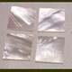 1pc White MOP blank 50mm x 50mm x 1.5mm    