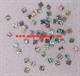 1pc Paua shell notched squares 5.5mm x 1.5mm thickness    