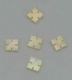 Gold MOP notched squares