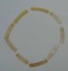 1 inch Gold MOP strips 1.6mm width x  1.3mm thickness x 76.2mm inside diameter