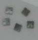 Black MOP notched squares