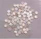 1pc White Mother of Pearl dot 9.52mm diameter x 1.3mm