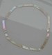 1 inch Greenlip abalone strip 1.6mm width x 25mm length x 1.3mm thickness x 120mm inside diameter 