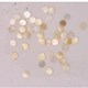 1pc Gold MOP dot 8mm diameter x 1.3mm    