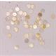 1pc Gold MOP dot 9mm diameter x 1.3mm     