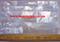 1pc White Mother of Pearl sheet strip 240mm x 140mm x 0.15mm  