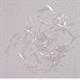 1 inch White Mother of Pearl strips 2.5mm width x 25mm length x 1.3mm thickness x 125mm inside diameter