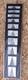 1 set White MOP/Black MOP V block inlay set 1.5mm thickness