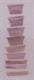 1 set Pink mussel crown inlay set 1.5mm thickness