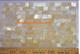 1pc Gold MOP mosaic sheets 240mm x 140mm x 0.15mm